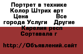 Портрет в технике “Колор-Штрих-арт“ › Цена ­ 250-350 - Все города Услуги » Другие   . Карелия респ.,Сортавала г.